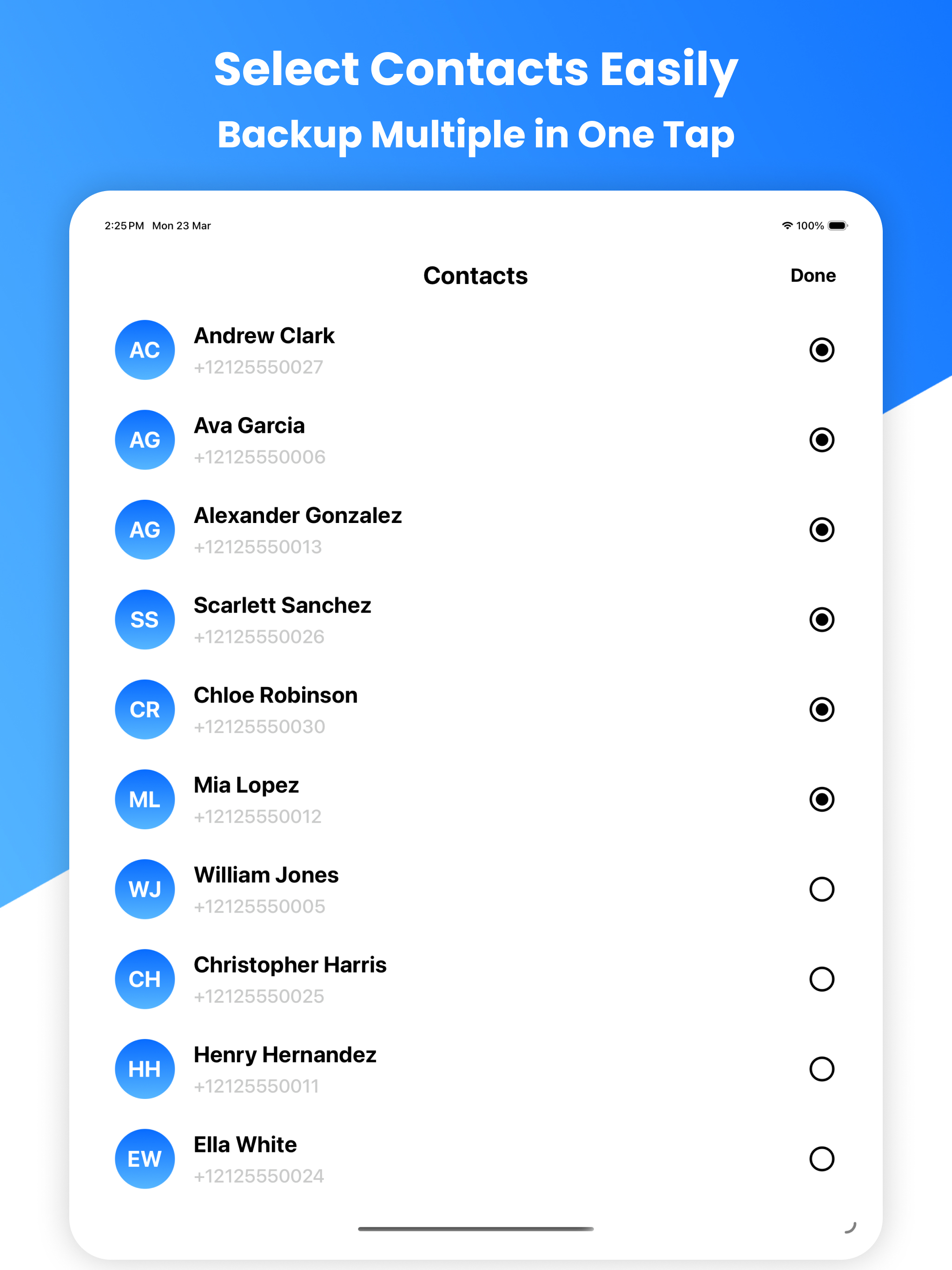 Contact Backup : Easy Restore screenshot 14