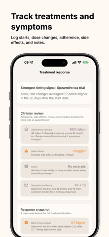 Steadied: PCOS PMDD Tracker Screenshot 7 of 10