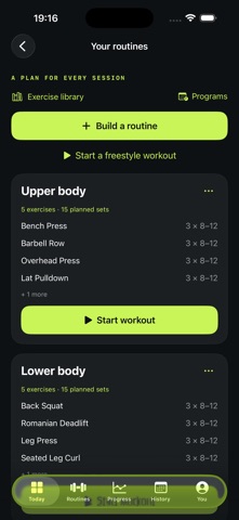 LiftLog: Gym & Workout Log screenshot 2