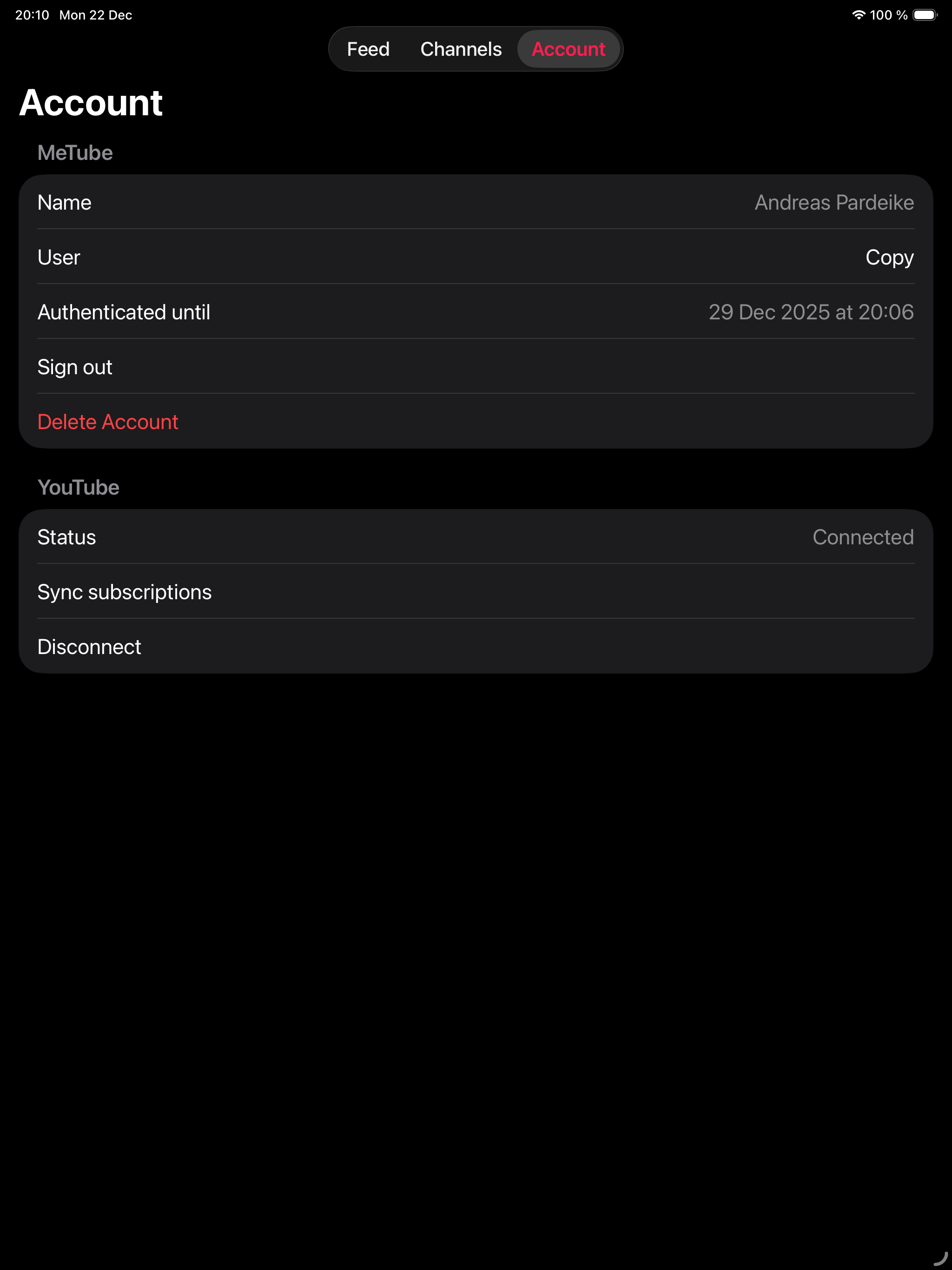 MeTube - Your Channels Only screenshot 14