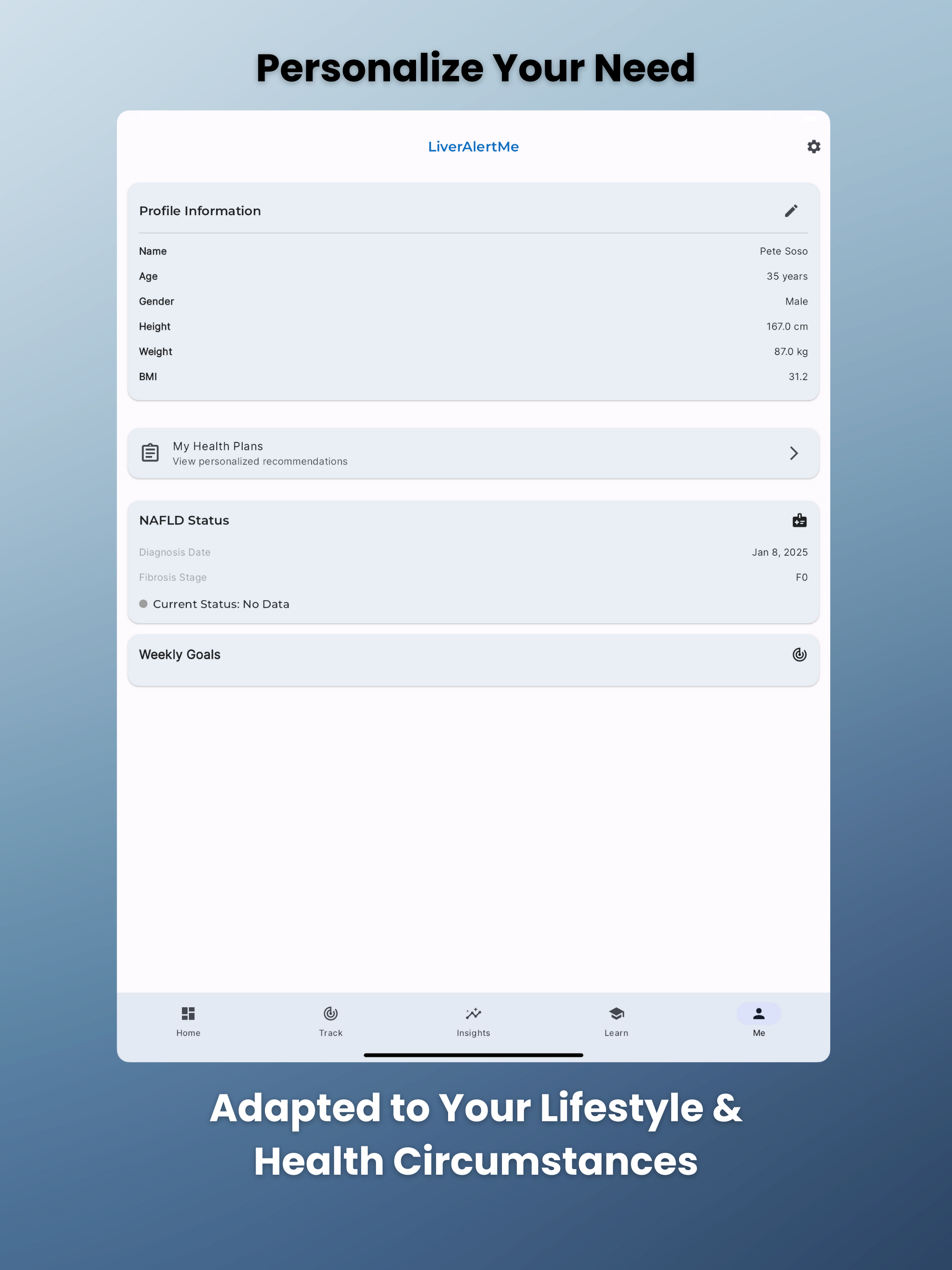 LiverAlertMe: Fatty Liver Care screenshot 14