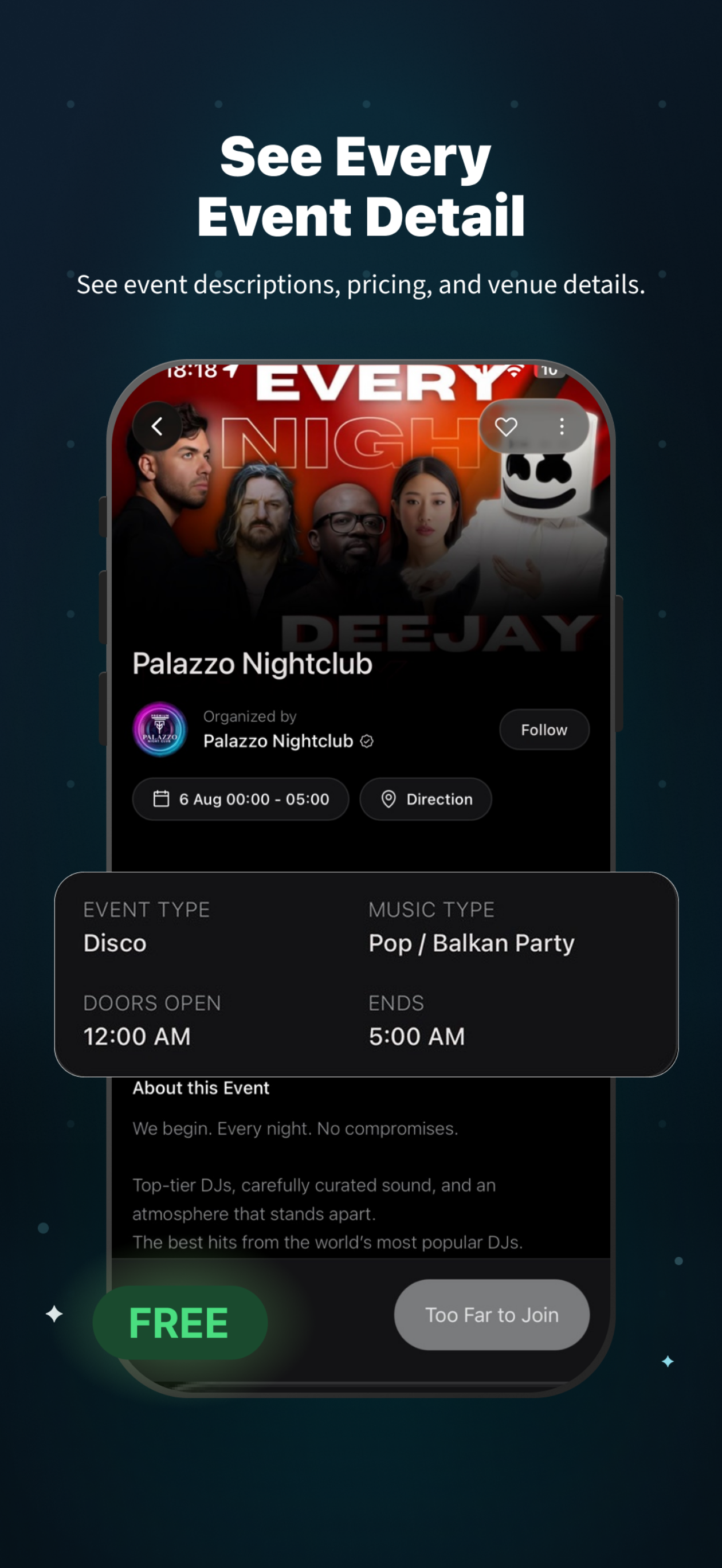 Findzzer: Events Near You screenshot 3