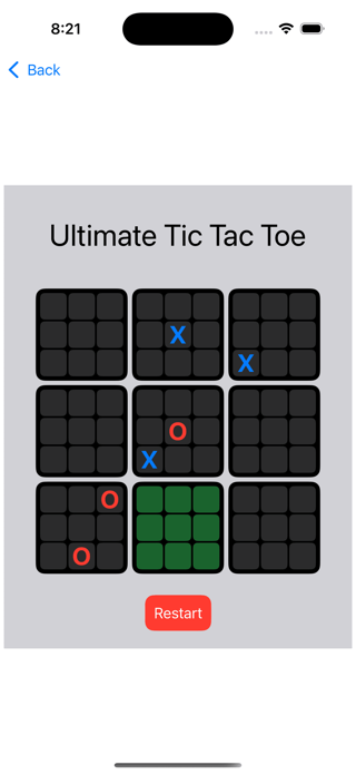 Ultimate Tic-Tac-Toe App Screenshot 4 of 5