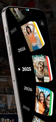 FlipYear - 3D Photo Flip Book iPhone screenshot