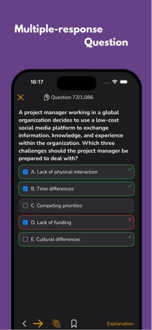 PMI-PMP Exam Practice 2026 screenshot