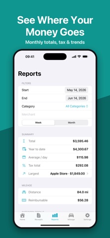 Expense Tracker: Receipt Scan Screenshot 2 of 5