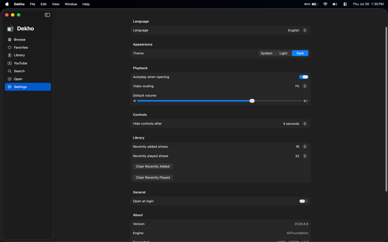 Dekho: IPTV, Live TV, Streams screenshot 13