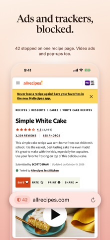 Akari: Browser with Ad Blocker Screenshot 1 of 5