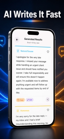 Suman : AI Excuse Generator Screenshot 2 of 9