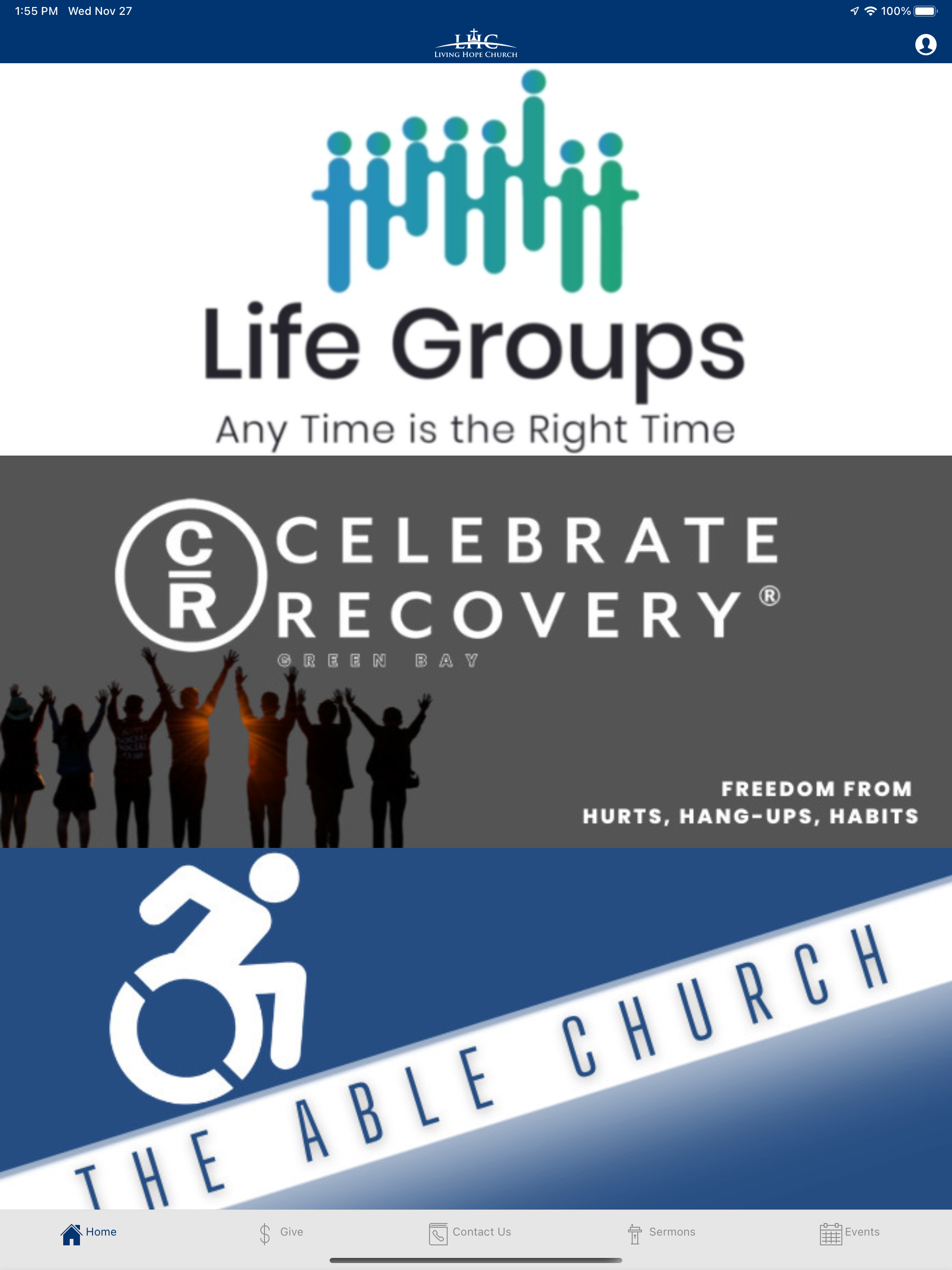 Living Hope Church GB screenshot 3