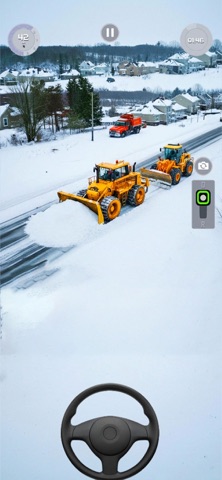 Snow Plow Truck: Digger Sim 3D iPhone screenshot