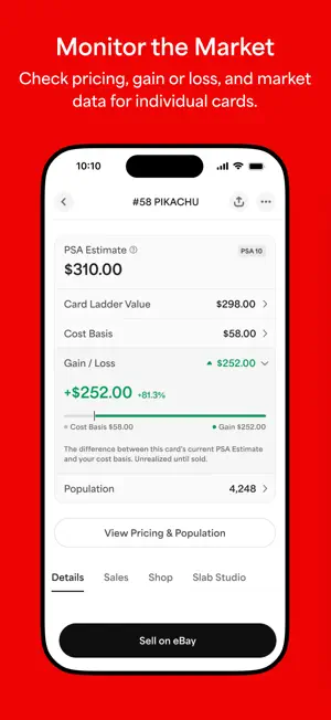 PSA: Card Tracking & Grading screenshot 5