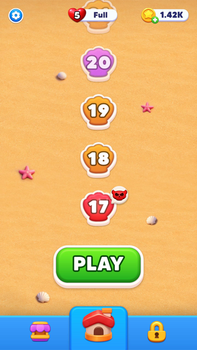 Screenshot #1 pour Clear Sand! Color Puzzle