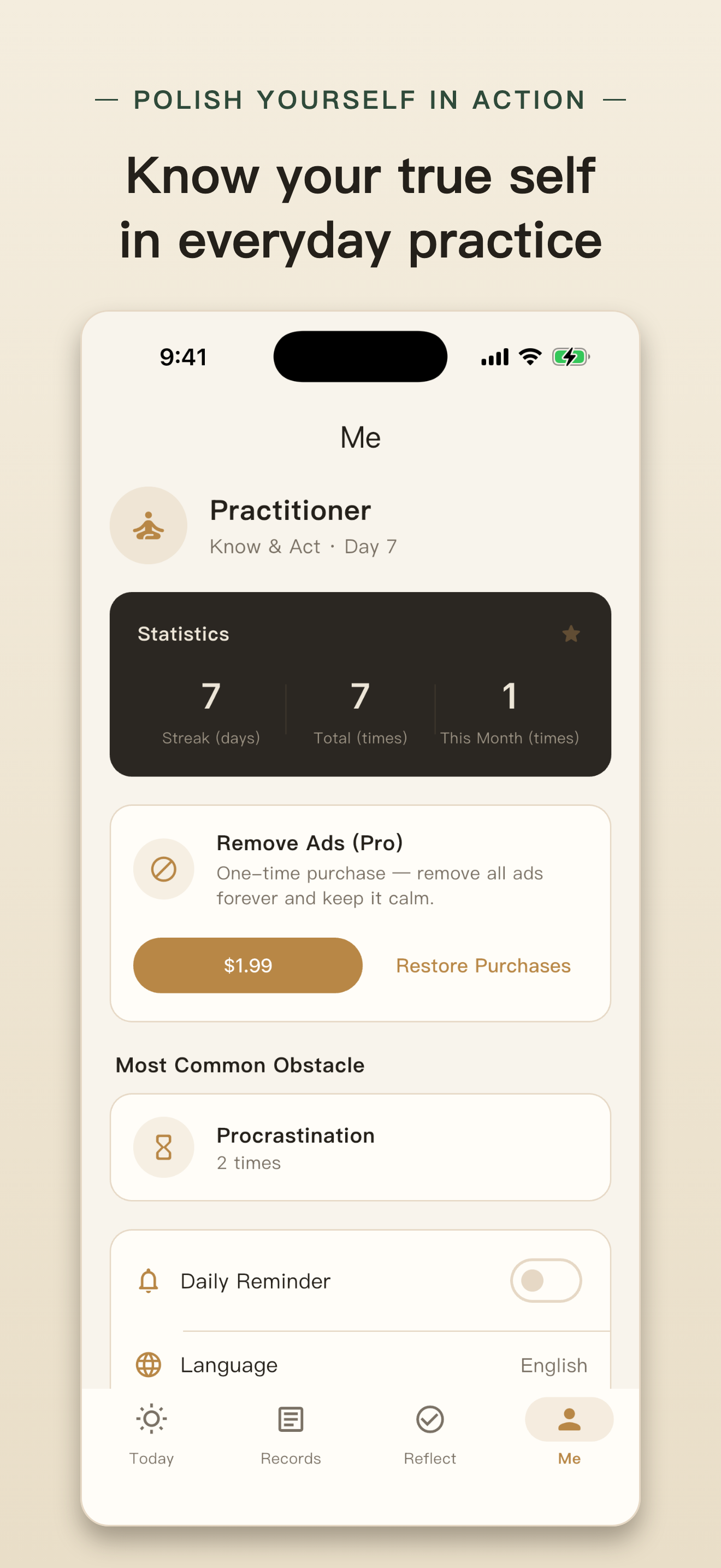 Know & Act: Daily Reflection screenshot 4