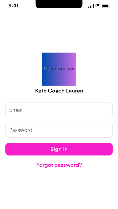 Screenshot #1 pour Keto Coach Lauren