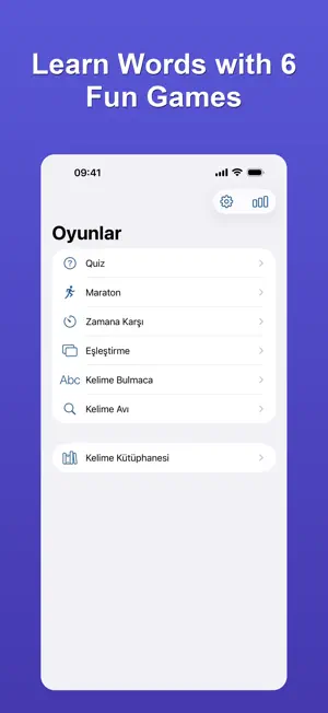 Kelimelerim: Learn Vocabulary screenshot 1