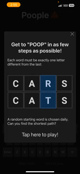 Poople - Daily Word Game screenshot 2