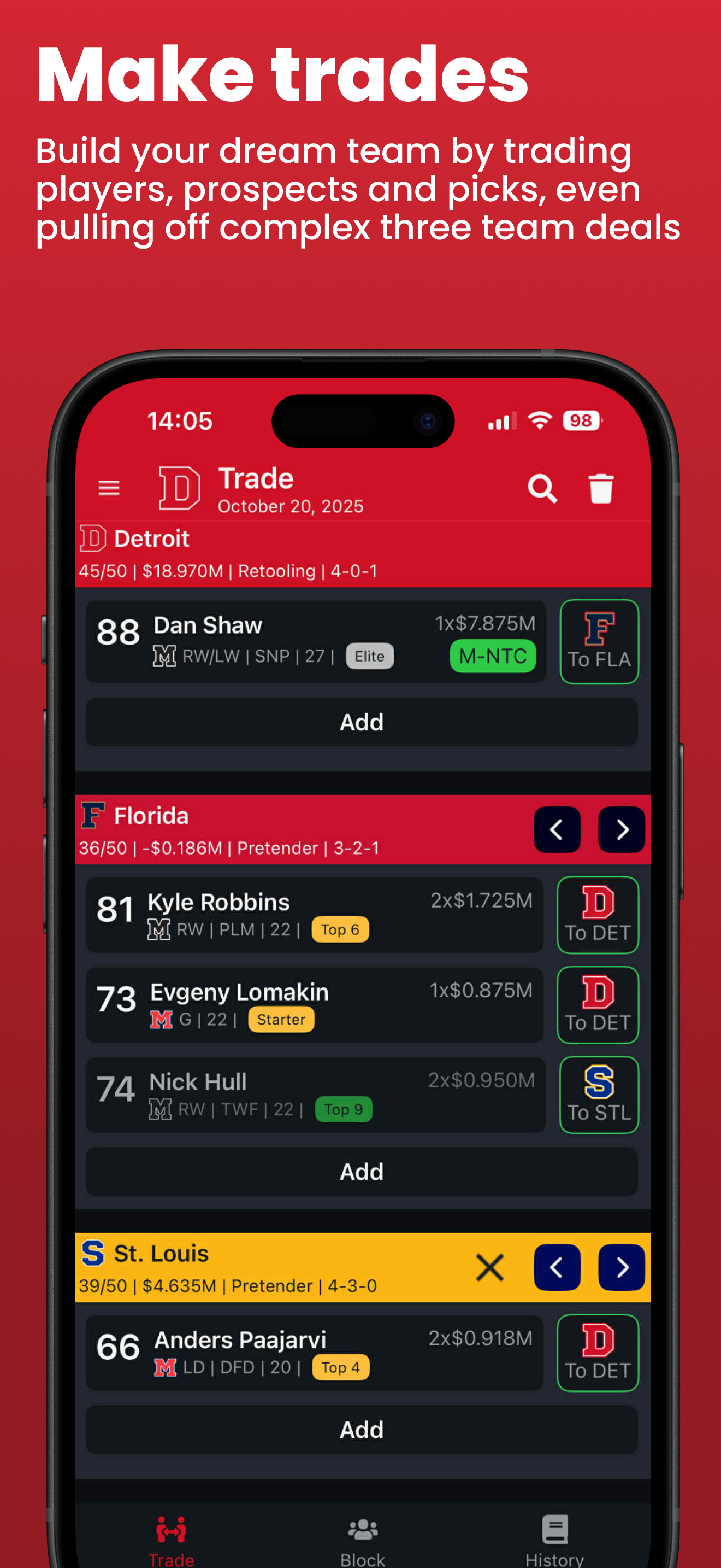 Hockey Legacy Manager 26 screenshot 4