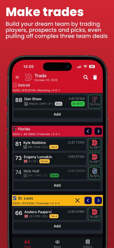 Hockey Legacy Manager 26 screenshot 5