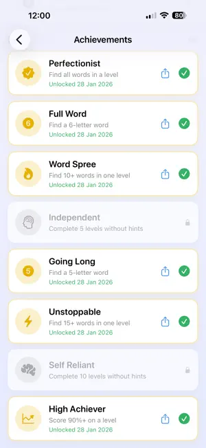 Scramblet - Word Puzzle Game screenshot 3