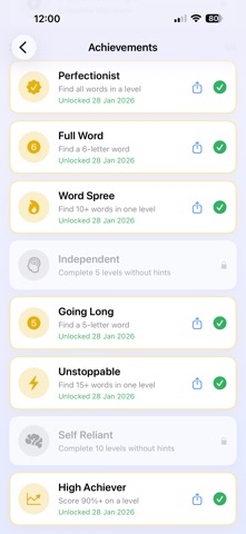 Scramblet - Word Puzzle Game screenshot 3 of 6