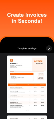 Invoice Maker Estimate BillKit Screenshot 1 of 9
