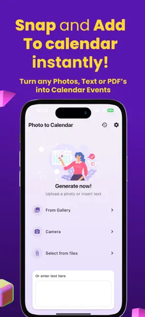 Photo To Calendar | PCalendar screenshot 1