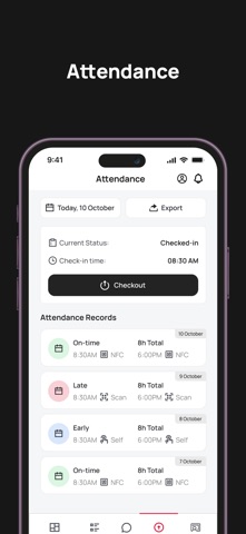 Staffluent screenshot