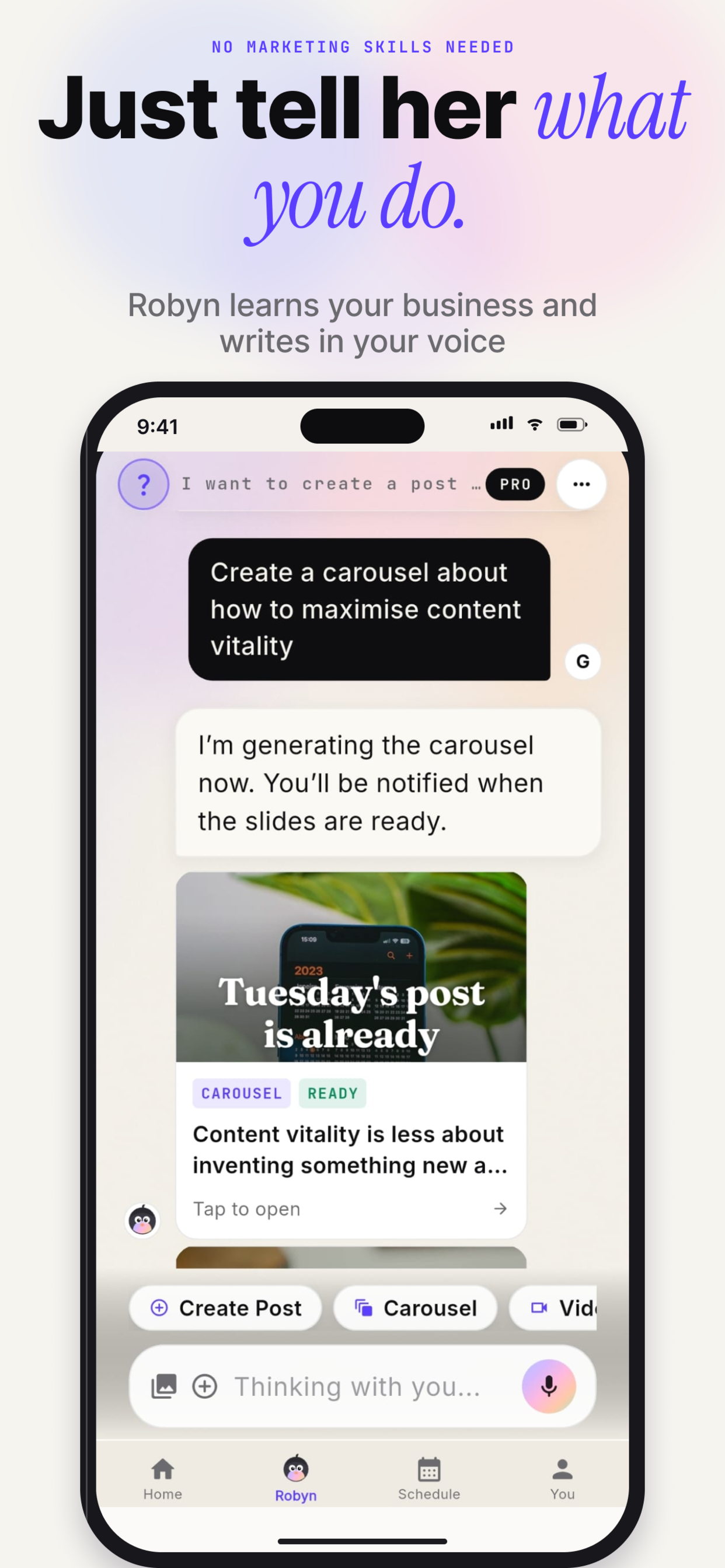 Robyn: Video & Content Creator screenshot 3