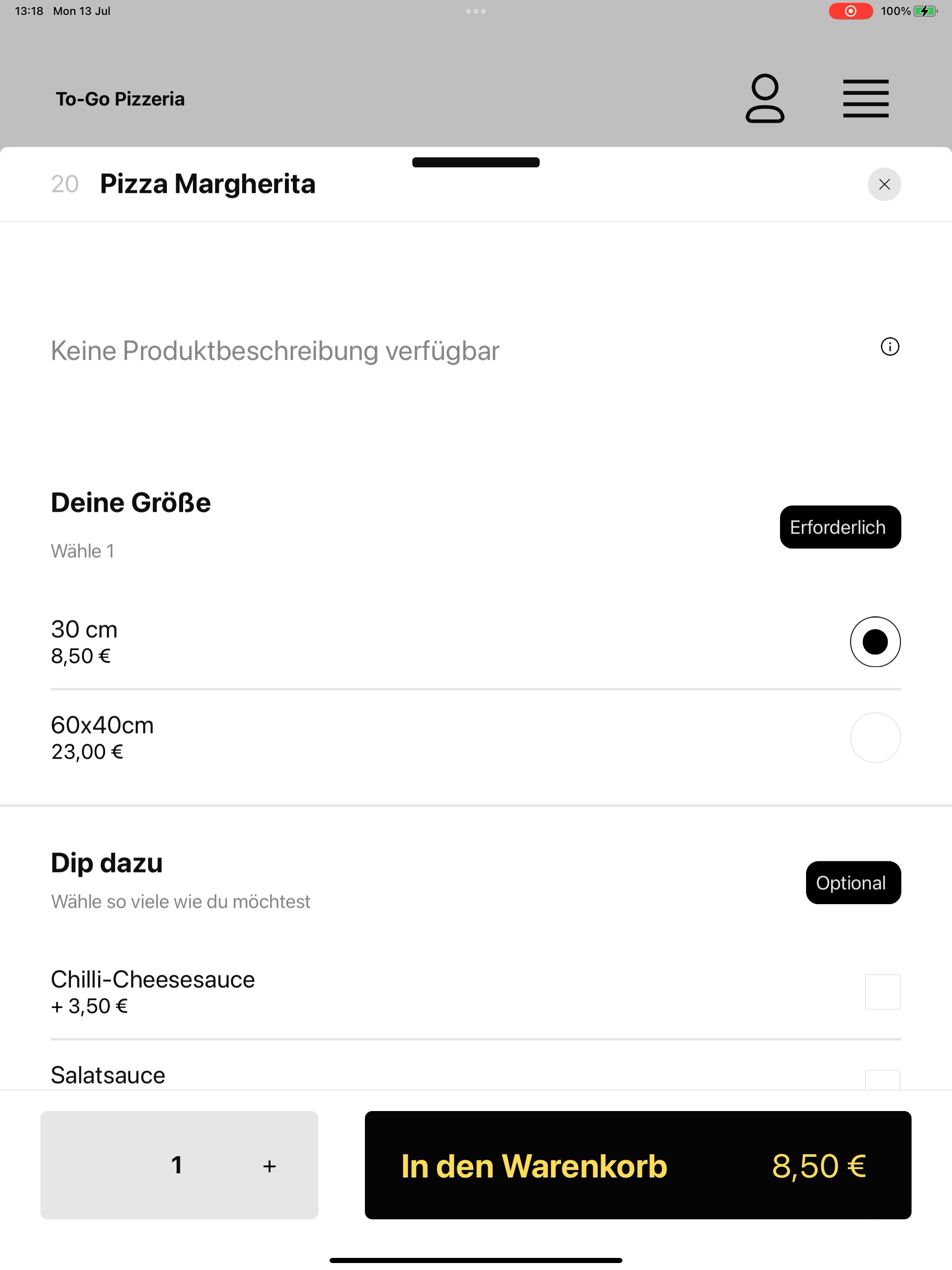 To-Go Pizzeria screenshot 16