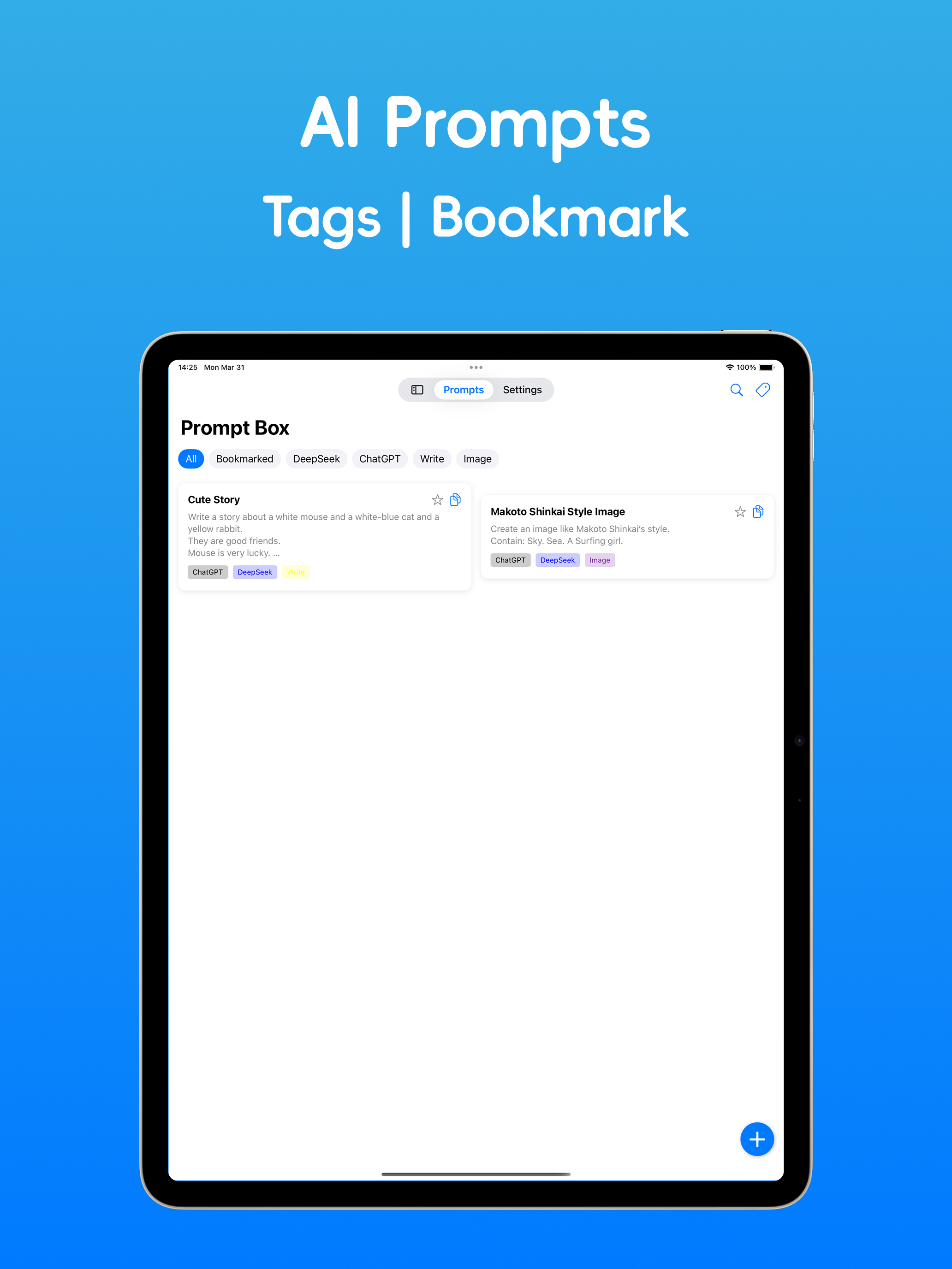 AI Prompt Manager Keyboard