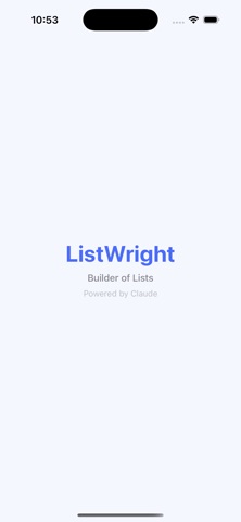 ListWright screenshot