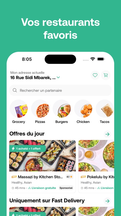 Fast: Food delivery, groceries