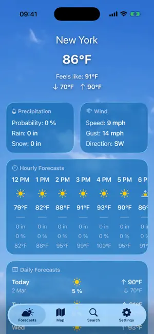 Weather + screenshot 1