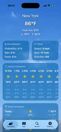 Weather +: Screenshot 1 von 6