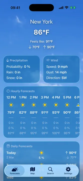 Weather +: скриншот 1 из 6