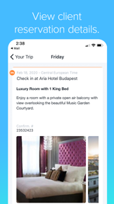 Travefy Pro: View Client Trips screenshot
