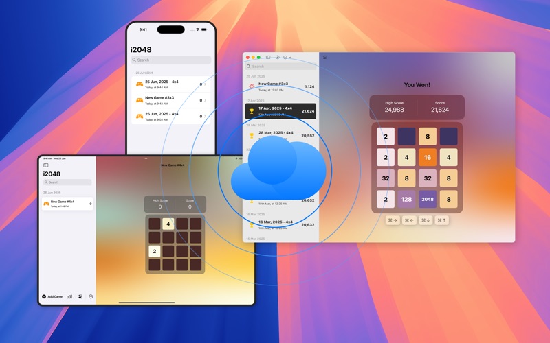 i2048: Brain Tiles screenshot