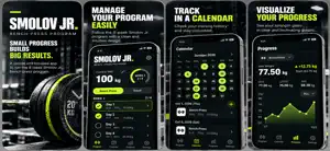 Smolov Jr: Workout Log & 1RM screenshot 1