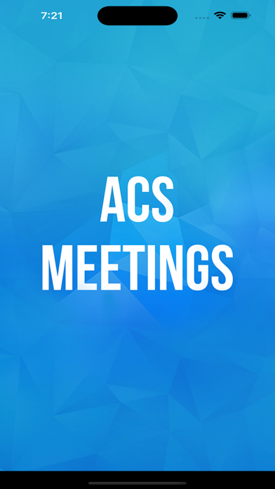 ACS Meetings Screenshot