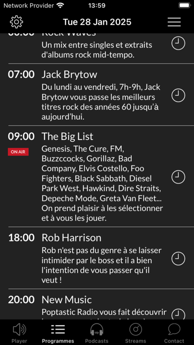 Poptastic Radio Screenshot