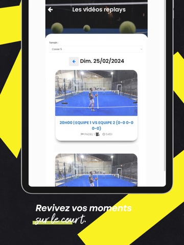 Padel Exterieur De La Bergerie iPad screenshot
