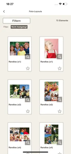 Screenshot von Easy-PhotoPrint Editor auf dem iPhone 5