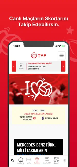 Türkiye Voleybol Federasyonu iPhone screenshot 3