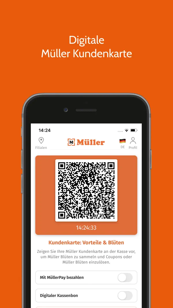 Müller iPhone App Screenshot 3 – Shopping
