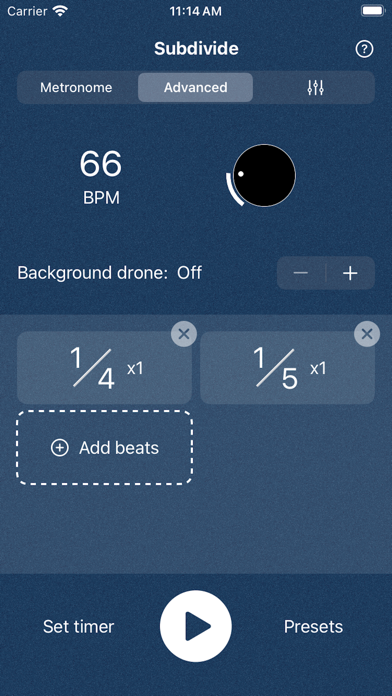Screenshot #2 pour JB Timing Trainer