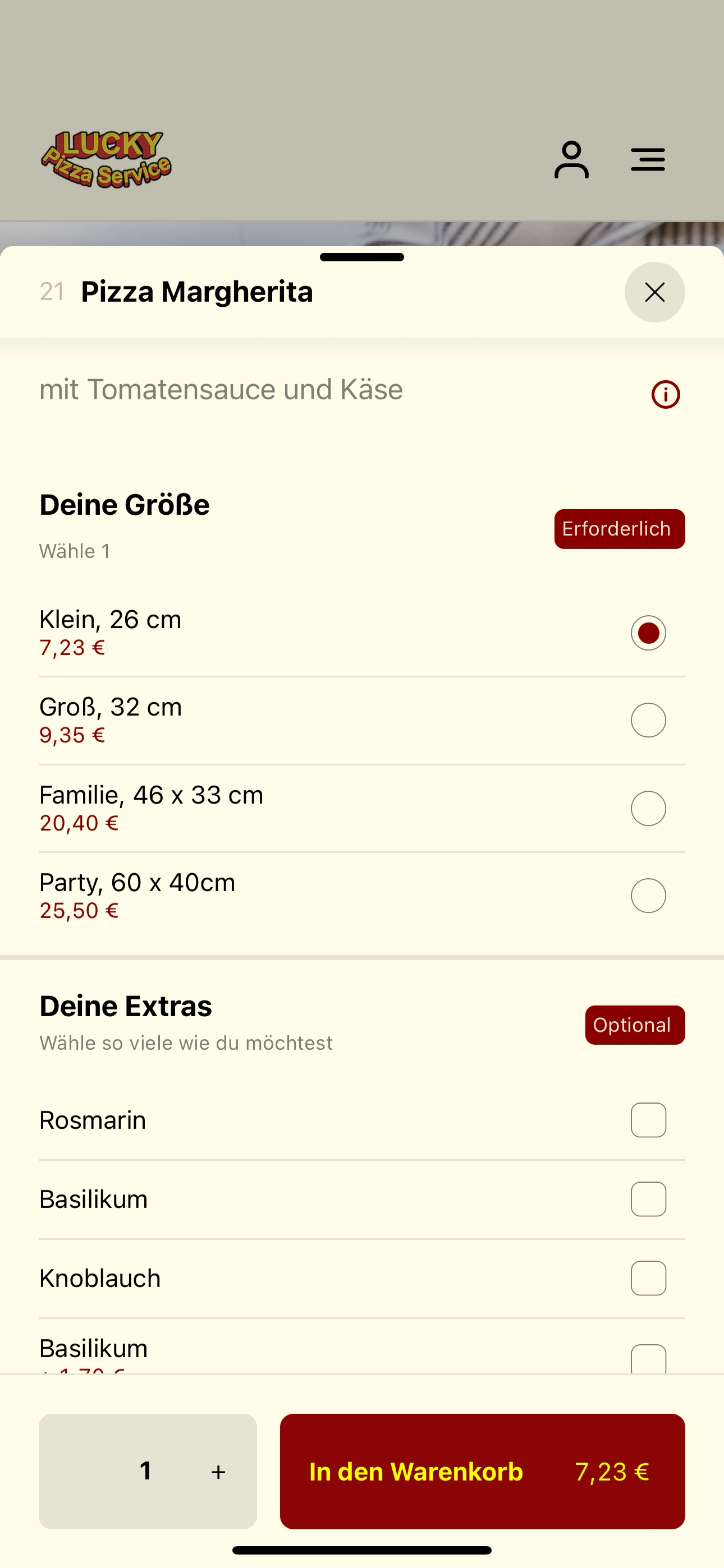 Lucky Pizzaservice DE