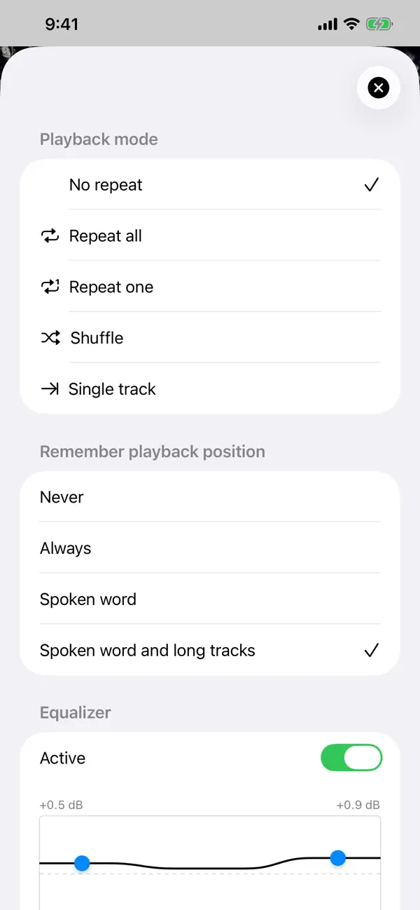 Screenshot #3 pour Tiny Player
