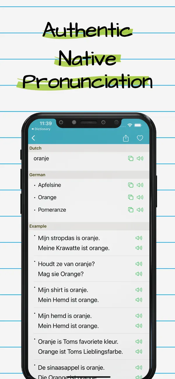 Screenshot #2 pour German Dutch Dictionary Pro