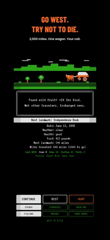 The Oregano Trail iPhone screenshot